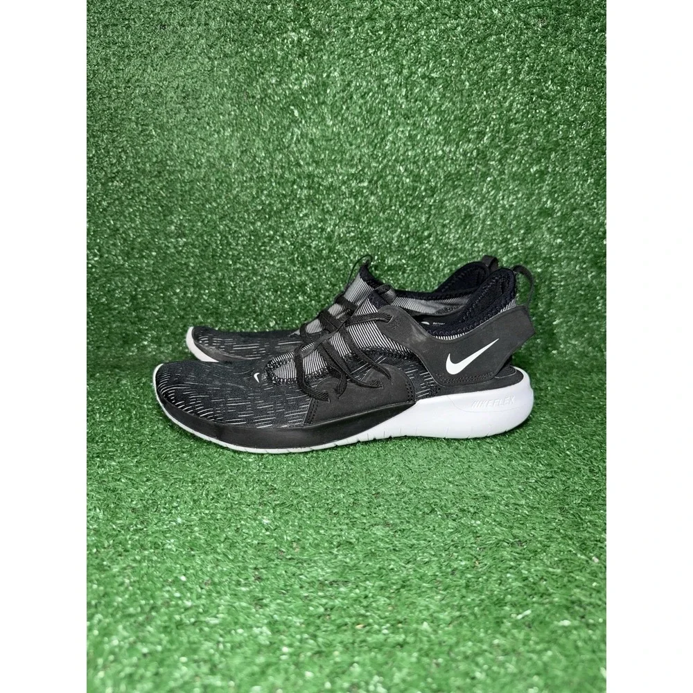 Nike Flex Contact 3 Mens Size 10 Black White Running Shoes Sneakers AQ7484-004